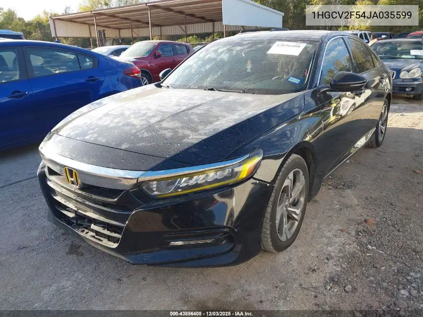 1HGCV2F54JA035599 2018 Honda Accord Ex-L 2.0T