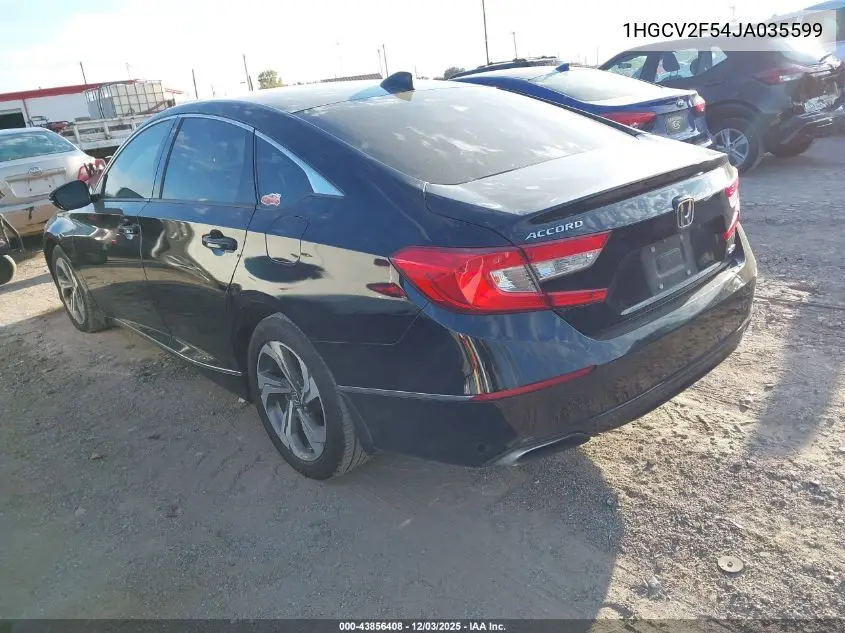 1HGCV2F54JA035599 2018 Honda Accord Ex-L 2.0T