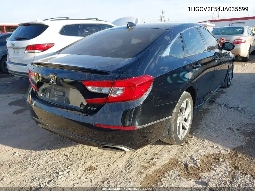 1HGCV2F54JA035599 2018 Honda Accord Ex-L 2.0T