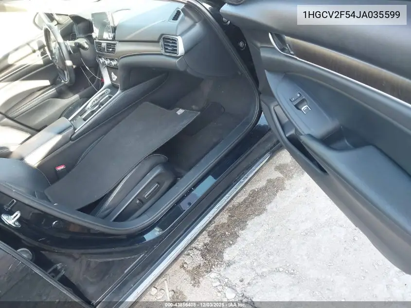 1HGCV2F54JA035599 2018 Honda Accord Ex-L 2.0T