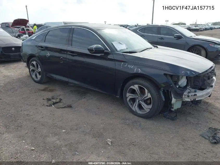 1HGCV1F47JA157715 2018 Honda Accord Ex