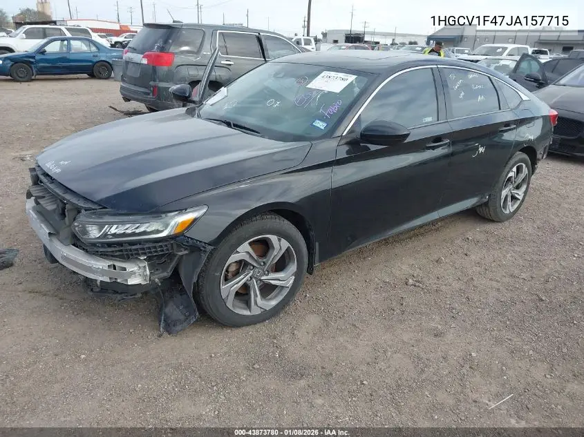 1HGCV1F47JA157715 2018 Honda Accord Ex