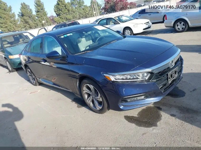 1HGCV1F46JA079170 2018 Honda Accord Ex
