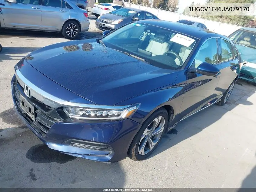 1HGCV1F46JA079170 2018 Honda Accord Ex