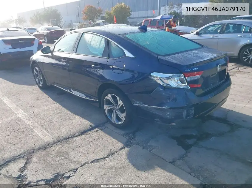 1HGCV1F46JA079170 2018 Honda Accord Ex
