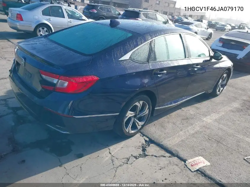 1HGCV1F46JA079170 2018 Honda Accord Ex
