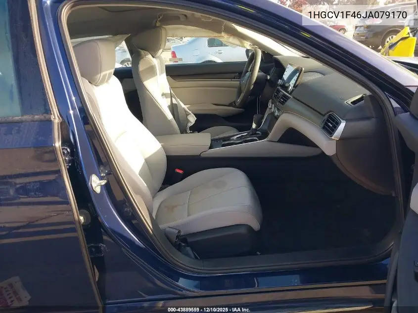 1HGCV1F46JA079170 2018 Honda Accord Ex