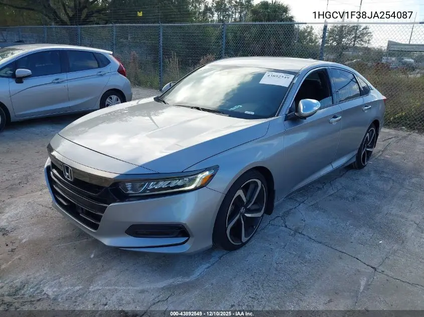 1HGCV1F38JA254087 2018 Honda Accord Sport