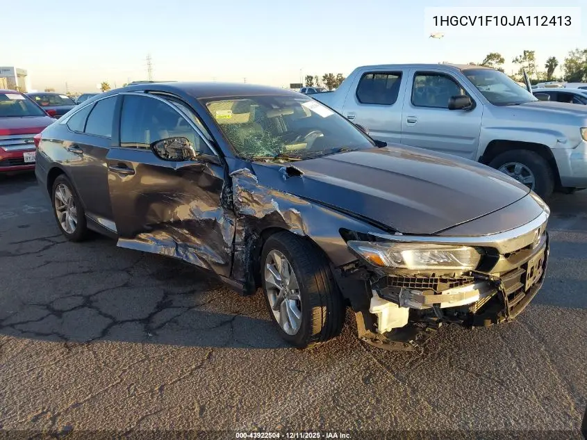 1HGCV1F10JA112413 2018 Honda Accord Lx