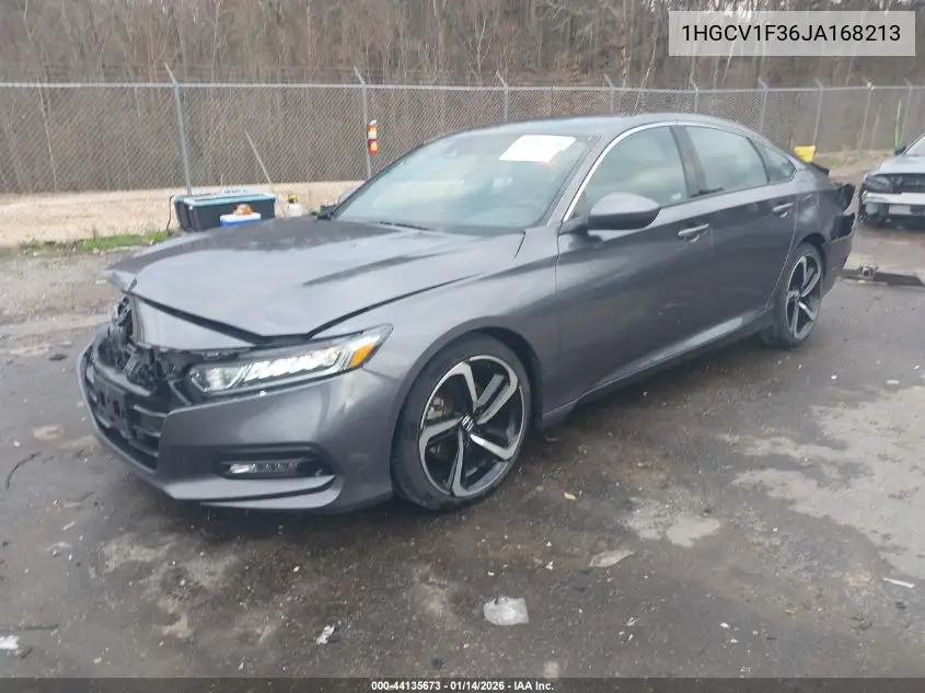 1HGCV1F36JA168213 2018 Honda Accord Sport