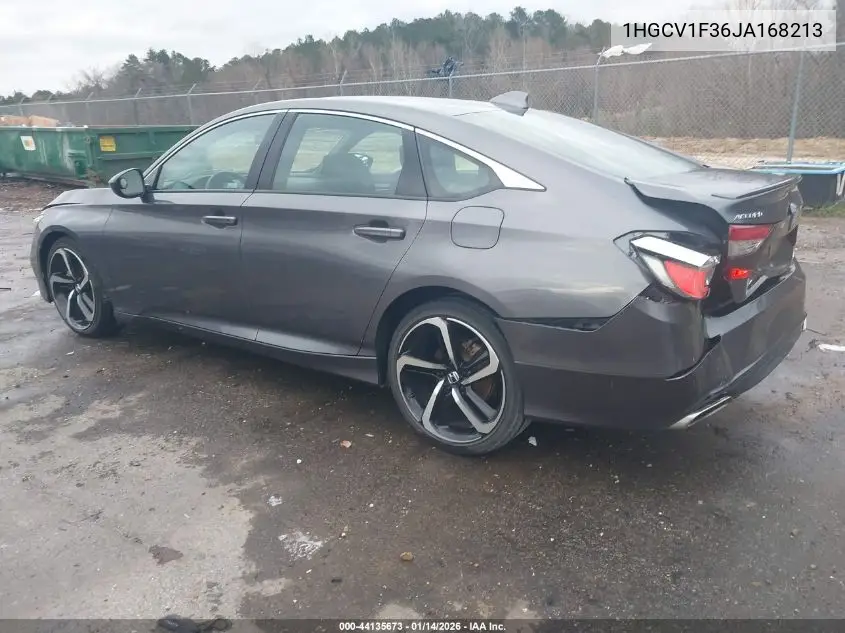 1HGCV1F36JA168213 2018 Honda Accord Sport