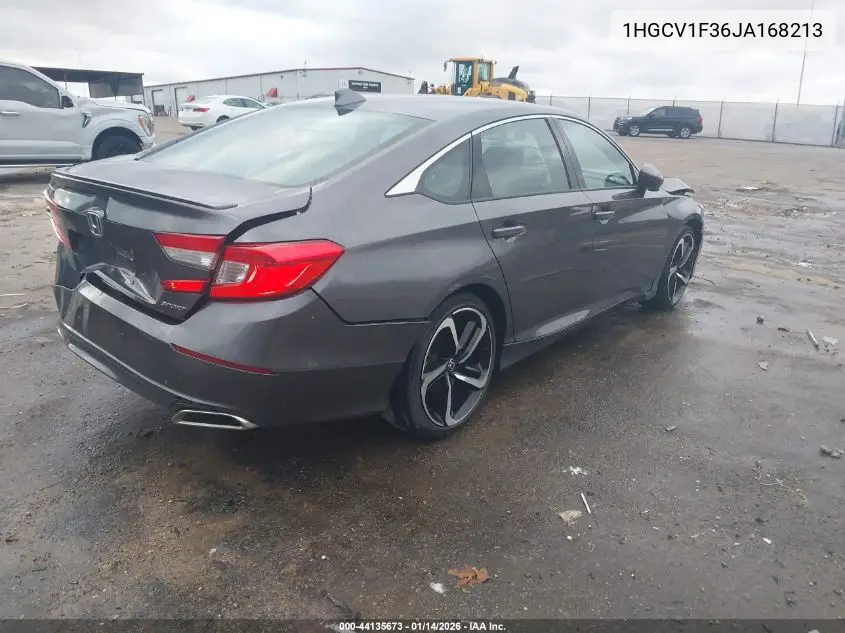 1HGCV1F36JA168213 2018 Honda Accord Sport