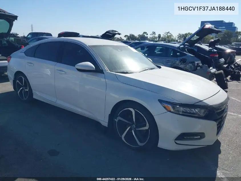 1HGCV1F37JA188440 2018 Honda Accord Sport