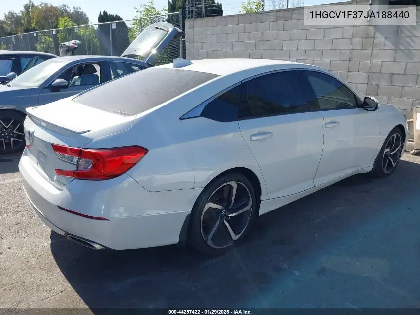 1HGCV1F37JA188440 2018 Honda Accord Sport