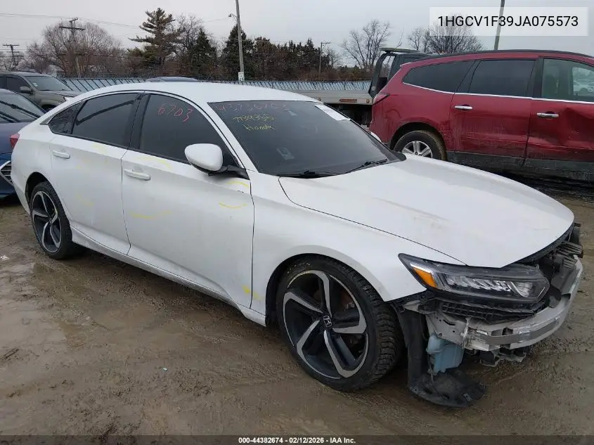 1HGCV1F39JA075573 2018 Honda Accord Sport
