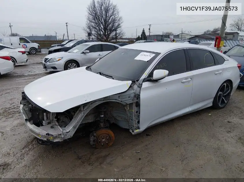 1HGCV1F39JA075573 2018 Honda Accord Sport