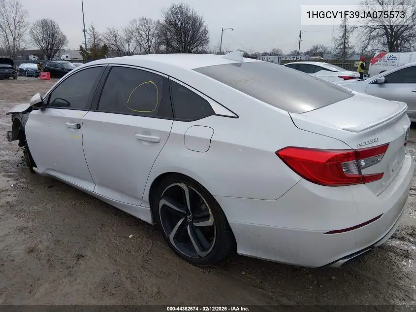 1HGCV1F39JA075573 2018 Honda Accord Sport