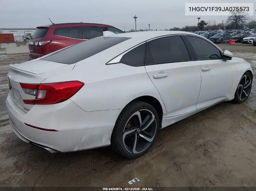 1HGCV1F39JA075573 2018 Honda Accord Sport