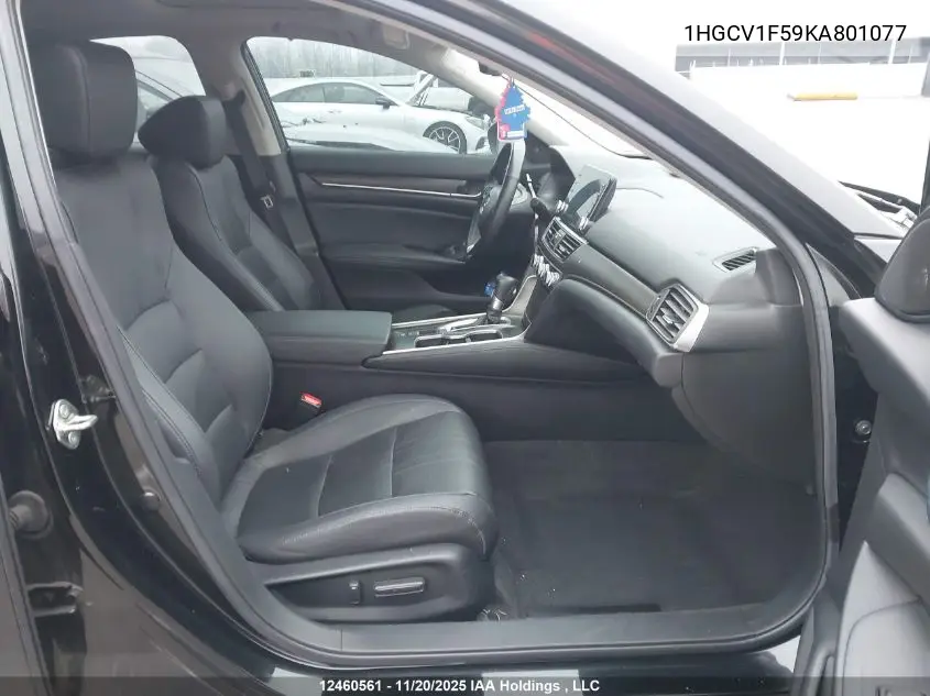 1HGCV1F59KA801077 2019 Honda Accord Ex-L 1.5T
