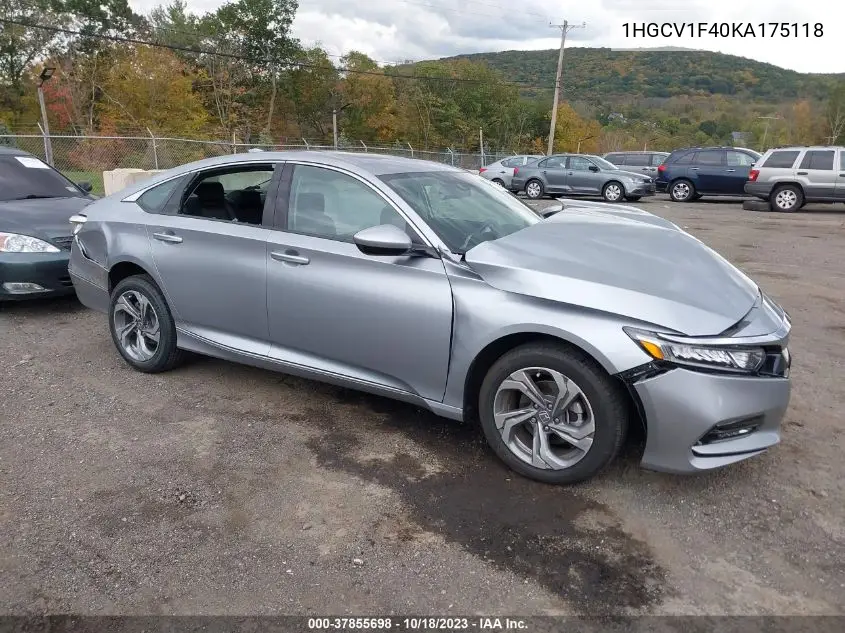 1HGCV1F40KA175118 2019 Honda Accord Ex
