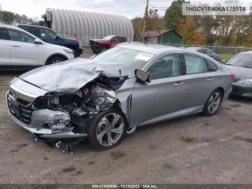 1HGCV1F40KA175118 2019 Honda Accord Ex
