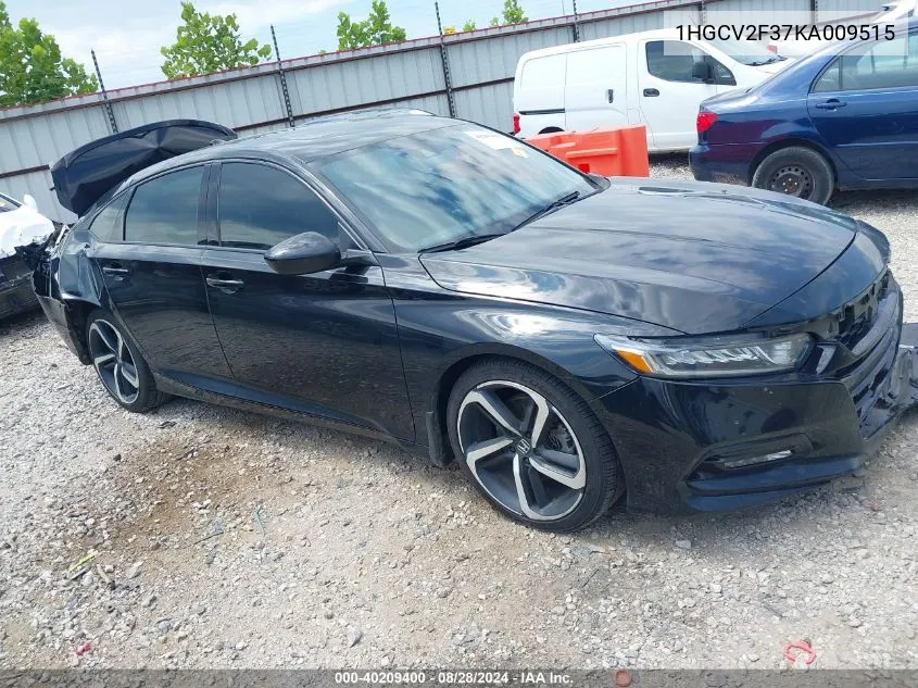 2019 Honda Accord Sport 2.0T VIN: 1HGCV2F37KA009515 Lot: 40209400