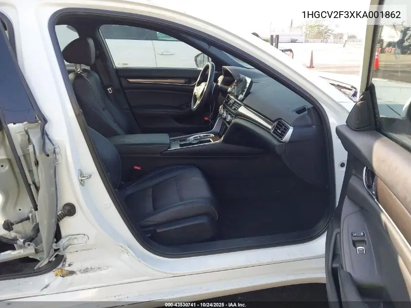 1HGCV2F3XKA001862 2019 Honda Accord Sport 2.0T