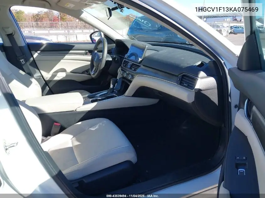 1HGCV1F13KA075469 2019 Honda Accord Lx