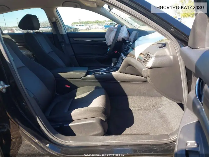 1HGCV1F15KA142430 2019 Honda Accord Lx