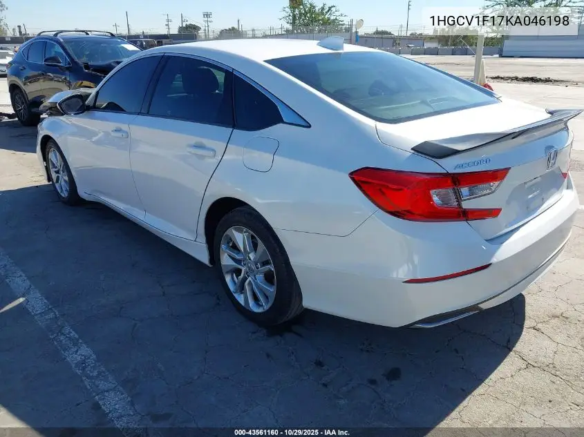 1HGCV1F17KA046198 2019 Honda Accord Lx