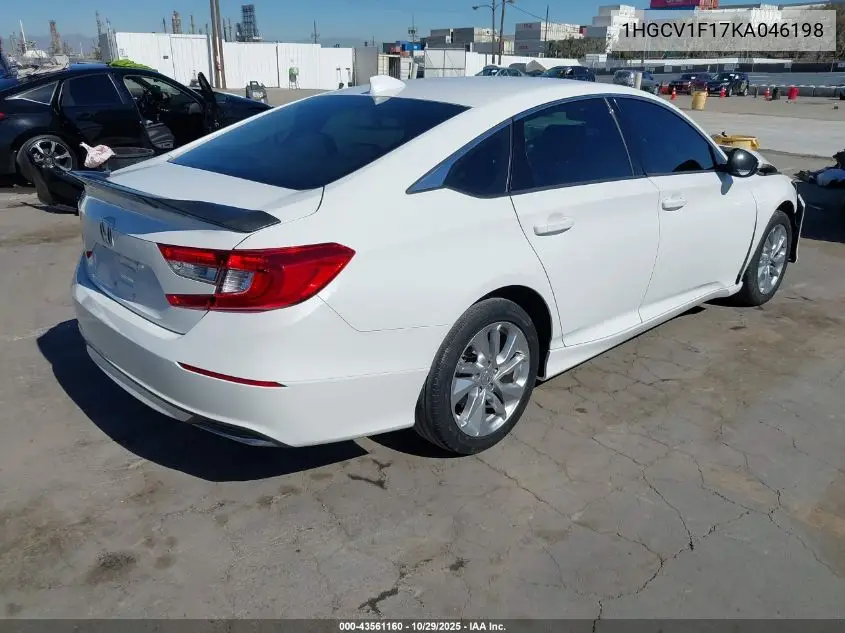 1HGCV1F17KA046198 2019 Honda Accord Lx