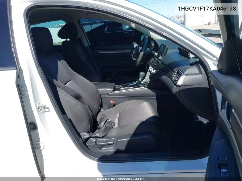 1HGCV1F17KA046198 2019 Honda Accord Lx