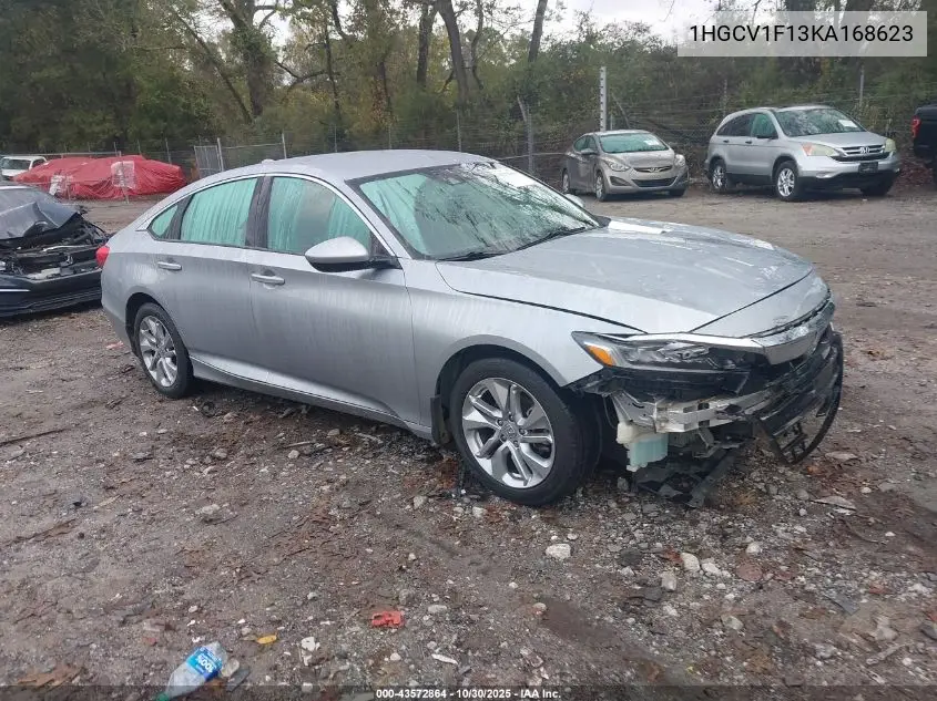 1HGCV1F13KA168623 2019 Honda Accord Lx