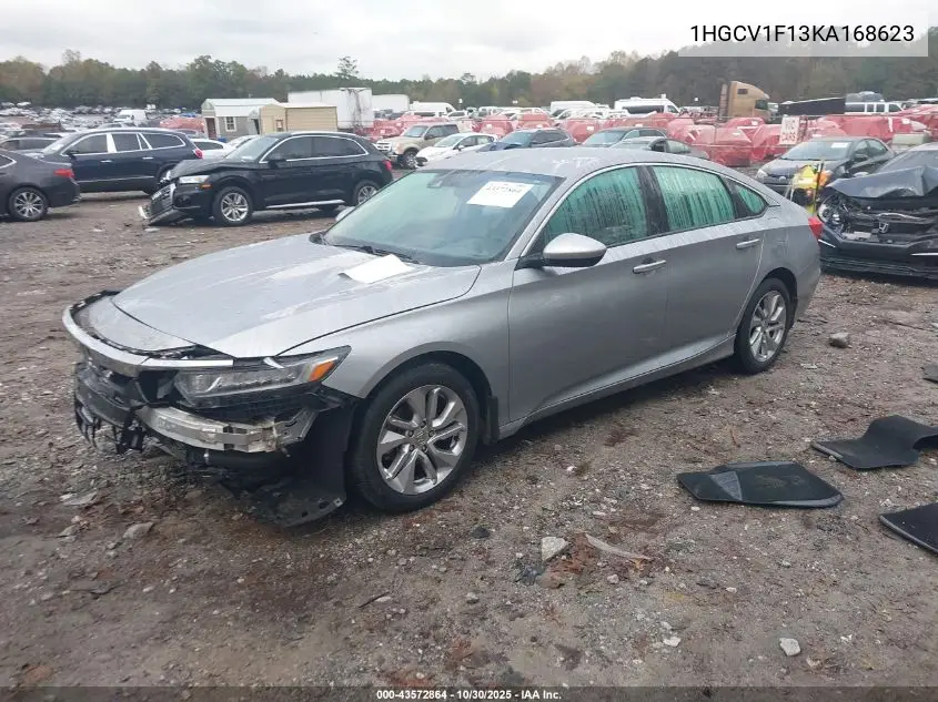 1HGCV1F13KA168623 2019 Honda Accord Lx
