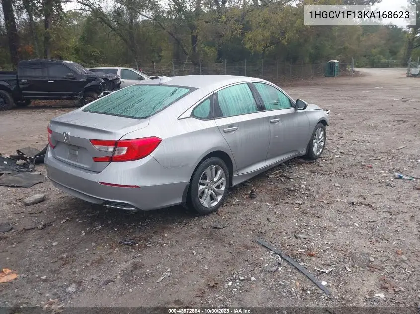 1HGCV1F13KA168623 2019 Honda Accord Lx