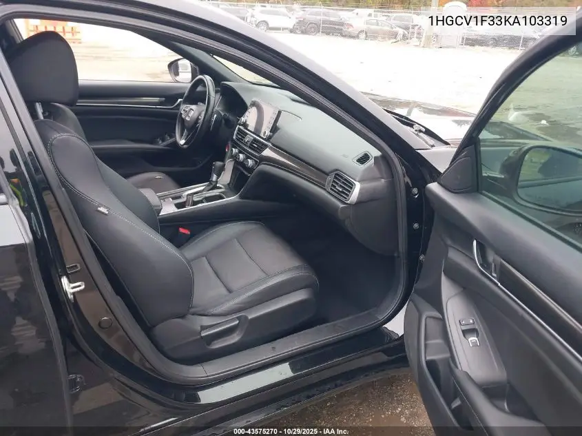 1HGCV1F33KA103319 2019 Honda Accord Sport