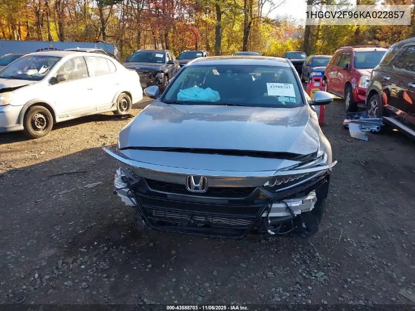 1HGCV2F96KA022857 2019 Honda Accord Touring 2.0T