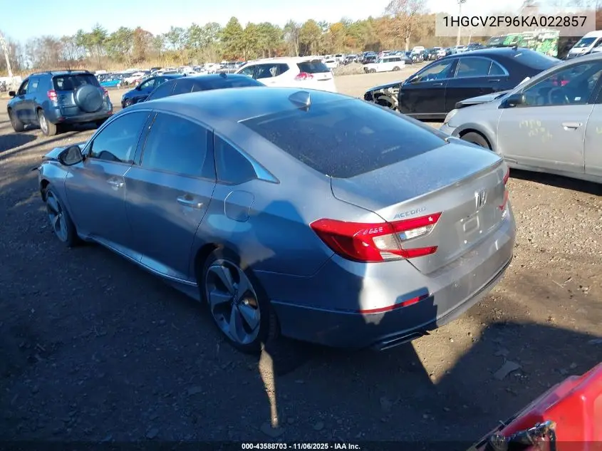 1HGCV2F96KA022857 2019 Honda Accord Touring 2.0T