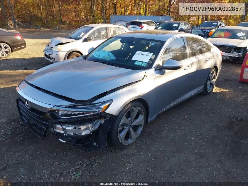 1HGCV2F96KA022857 2019 Honda Accord Touring 2.0T