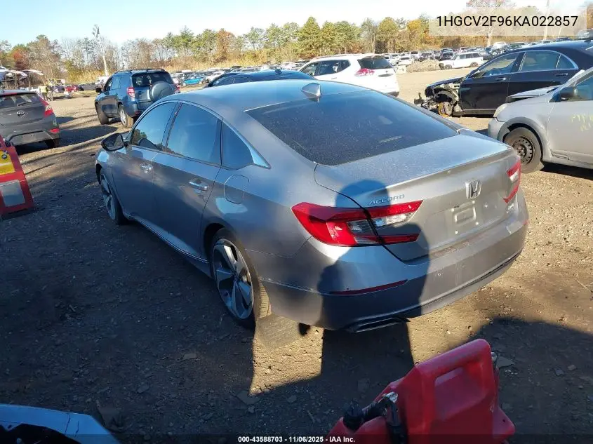 1HGCV2F96KA022857 2019 Honda Accord Touring 2.0T