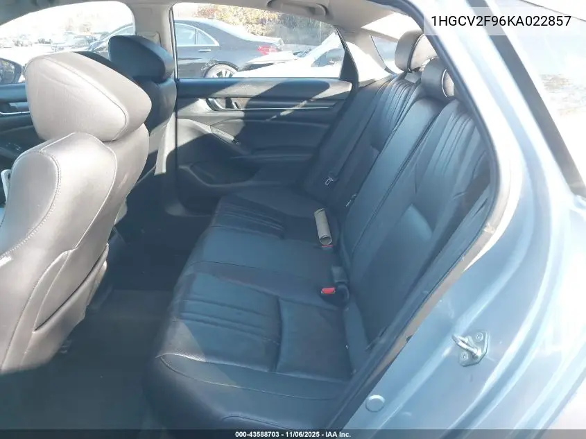 1HGCV2F96KA022857 2019 Honda Accord Touring 2.0T