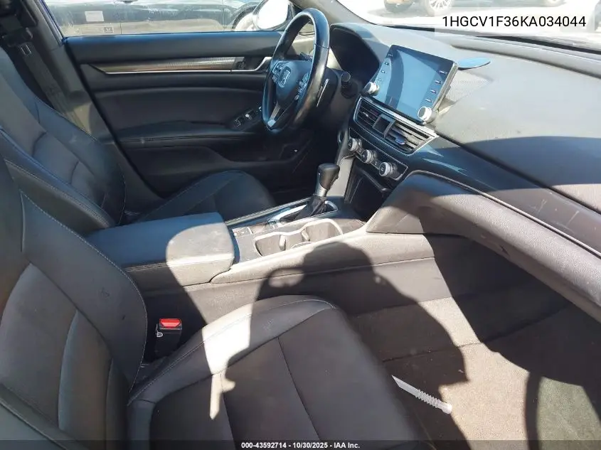1HGCV1F36KA034044 2019 Honda Accord Sport