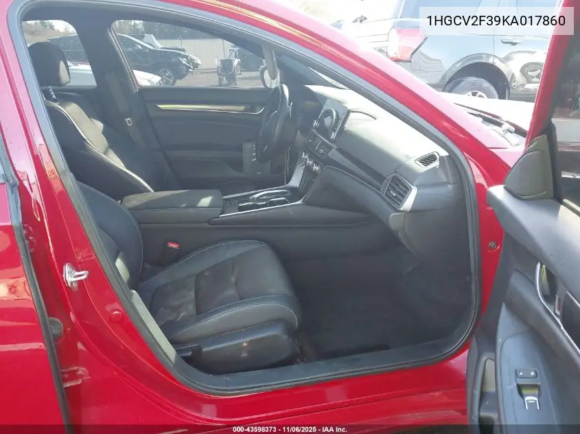 1HGCV2F39KA017860 2019 Honda Accord Sport 2.0T
