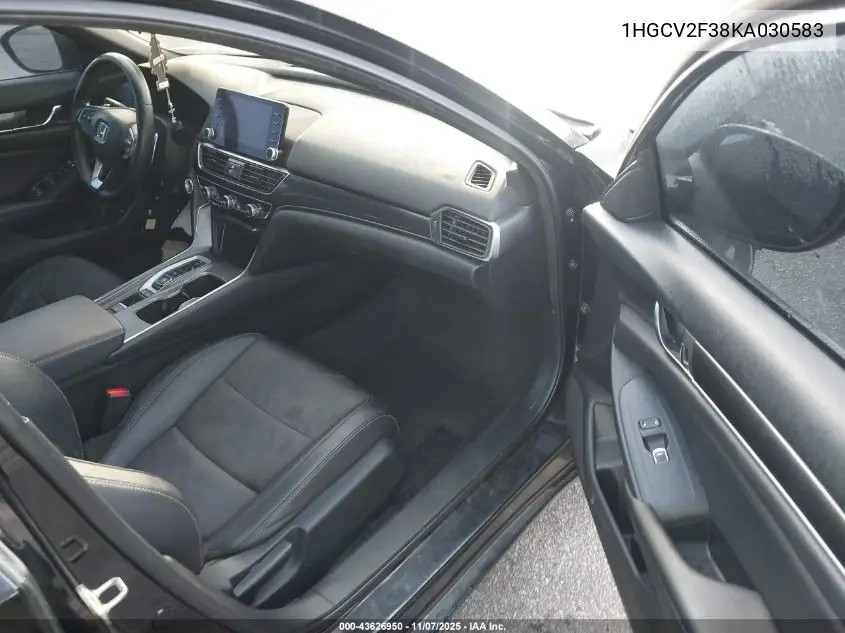 1HGCV2F38KA030583 2019 Honda Accord Sport 2.0T