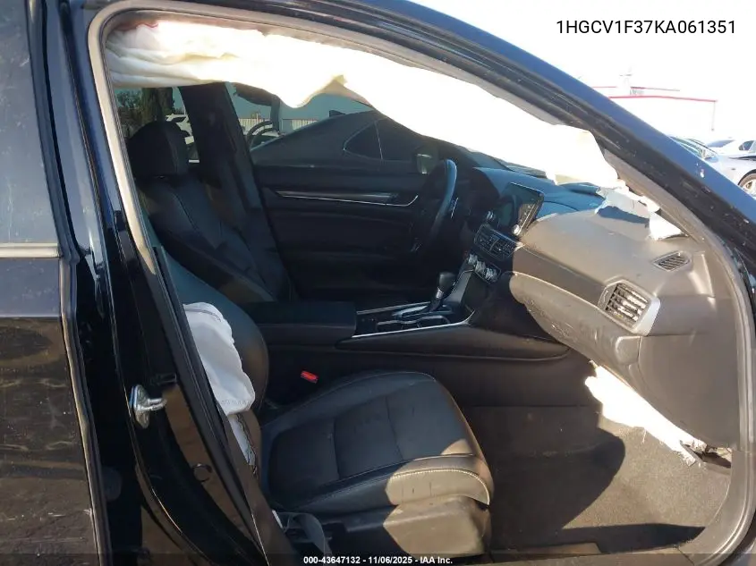1HGCV1F37KA061351 2019 Honda Accord Sport