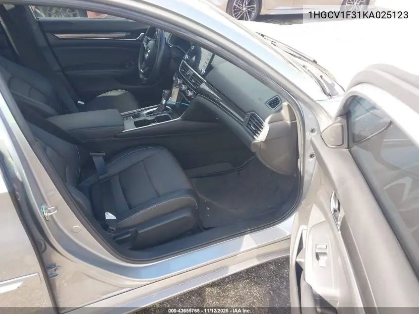 1HGCV1F31KA025123 2019 Honda Accord Sport