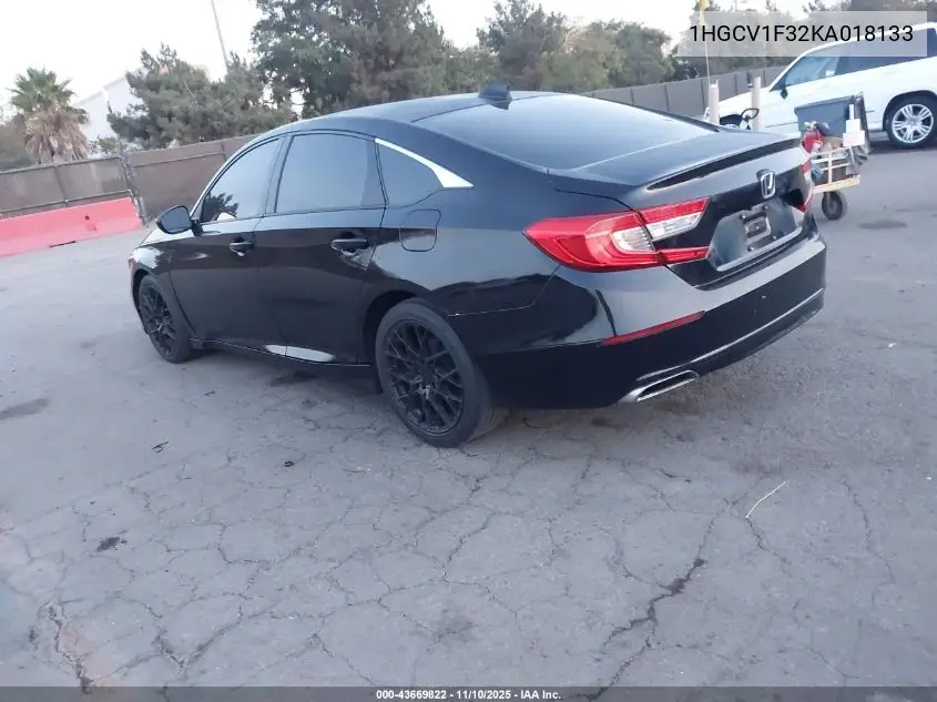 1HGCV1F32KA018133 2019 Honda Accord Sport