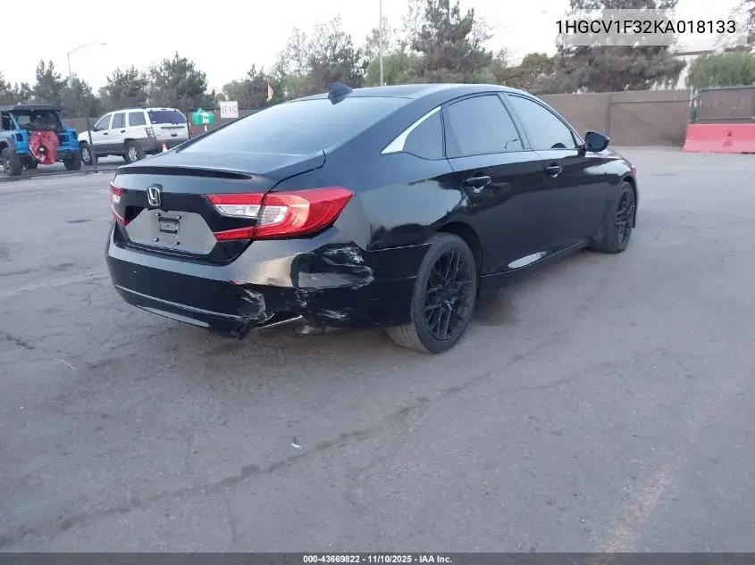 1HGCV1F32KA018133 2019 Honda Accord Sport