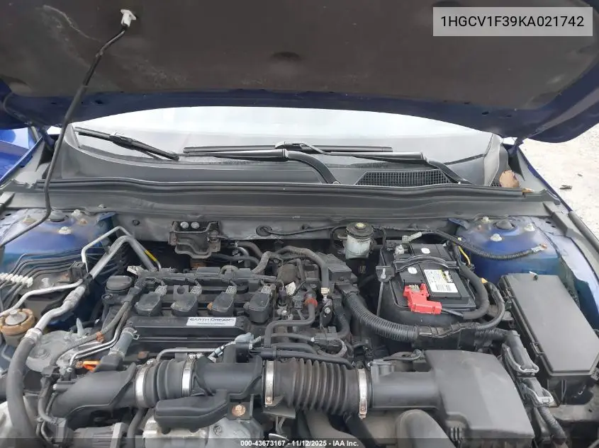 1HGCV1F39KA021742 2019 Honda Accord Sport