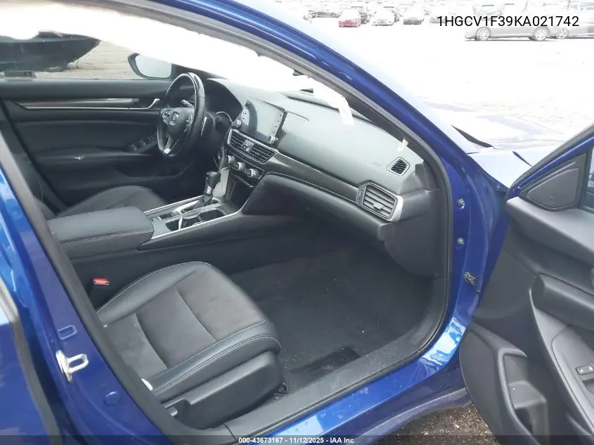 1HGCV1F39KA021742 2019 Honda Accord Sport